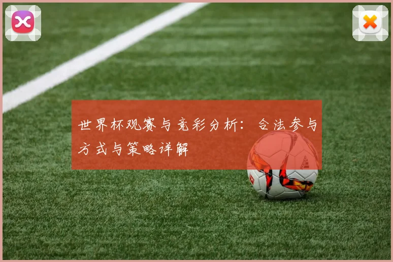 世界杯观赛与竞彩分析:合法参与方式与策略详解
